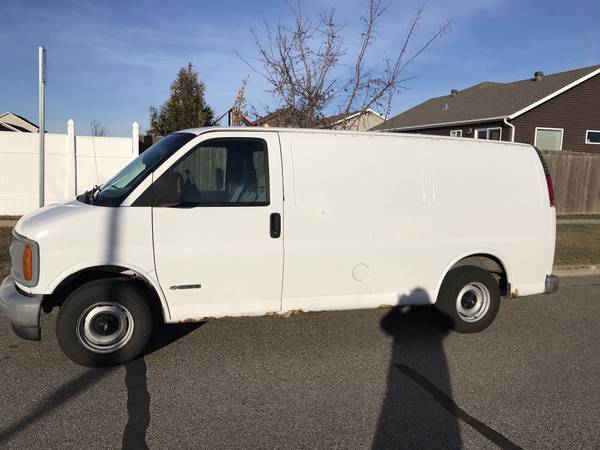 chevy work/cargo van - cars & trucks - by owner - vehicle automotive... for sale in West Fargo, ND – photo 2