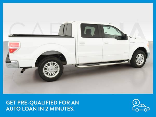 2014 Ford F150 SuperCrew Cab Lariat Pickup 4D 5 1/2 ft pickup White for sale in Hanford, CA – photo 9