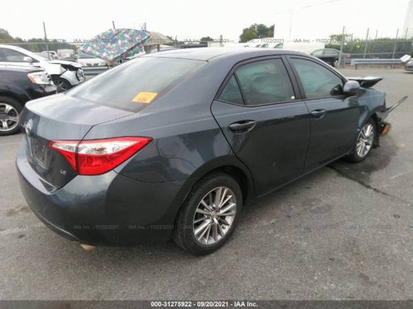 2015 Toyota Corolla LE Grey - Damaged for sale in Jamestown, NC – photo 4