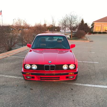 1990 Bmw 325ix 5-speed manual sedan red e30 - cars & trucks - by... for sale in Oregon, WI – photo 7