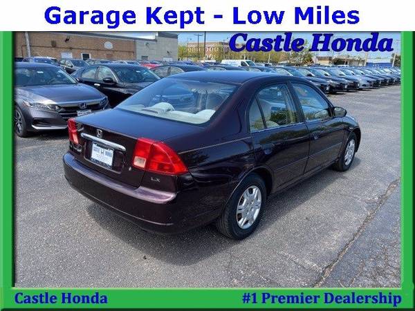 2001 Honda Civic sedan Purple - - by dealer - vehicle for sale in Morton Grove, IL – photo 4