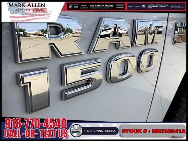 2016 RAM 1500 4WD Crew Cab 5 7 Ft Box Big Horn TRUCK - LOW DOWN! for sale in Tulsa, OK – photo 10