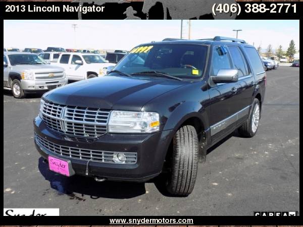 2013 Lincoln Navigator, clean, 4x4, leather, moon, DVD for sale in Belgrade, MT