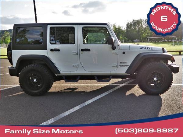 2016 Jeep Wrangler 4x4 4WD Unlimited Willys Wheeler W SUV - cars & for sale in Gladstone, OR – photo 2