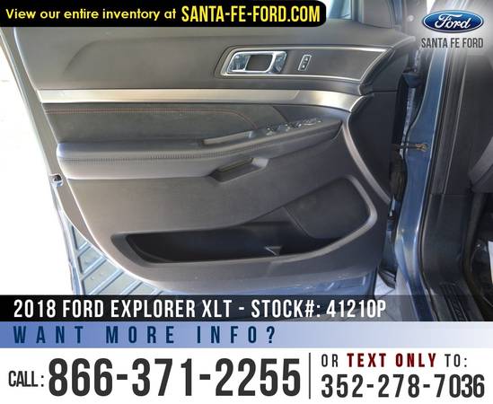 2018 FORD EXPLORER XLT Camera, Leather/Suede Seats, WiFi for sale in Alachua, FL – photo 11