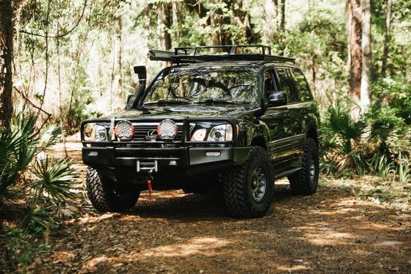 2000 Lexus LX 470 LOW MILES BLACK ONYX CLEAN CARFAX FRESH OFFROAD for sale in tampa bay, FL – photo 3