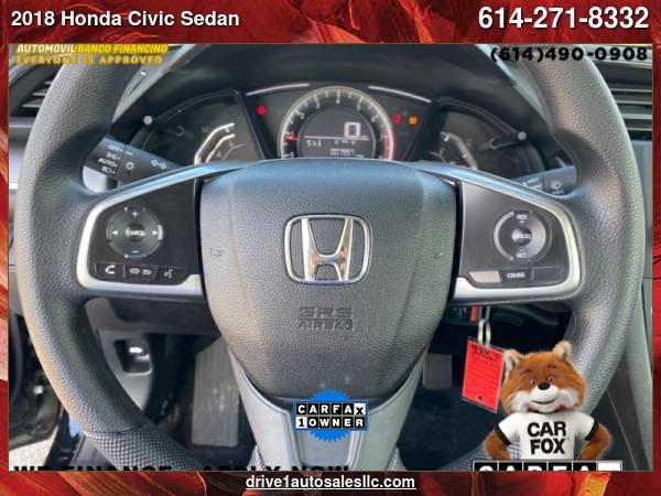 2018 Honda Civic Sedan LX Manual - cars & trucks - by dealer -... for sale in Columbus, OH – photo 13