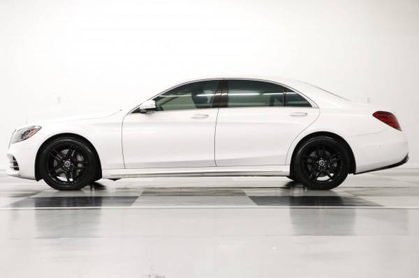 SLEEK White S-Class S 560 2018 Mercedes-Benz Sedan NAIVGATION for sale in Clinton, KS – photo 21