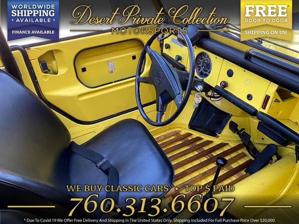 1973 Volkswagen Thing Type 181 Convertible, removable roll bar Wagon for sale in Other, FL – photo 13
