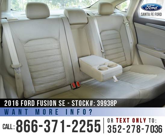 *** 2016 Ford Fusion SE *** SYNC - Bluetooth - Touchscreen - Camera for sale in Alachua, GA – photo 21