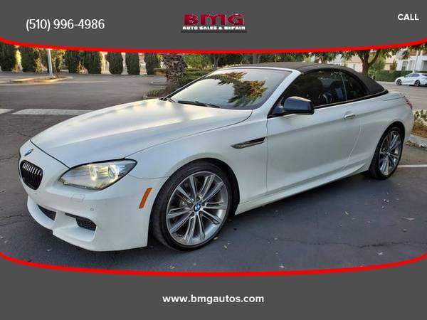 2014 BMW 6 Series 650i Frozen Brilliant White Edition Convertible 2D... for sale in Fremont, CA – photo 3