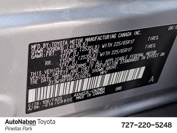 2019 Toyota RAV4 XLE SKU:KC026634 SUV - cars & trucks - by dealer -... for sale in Pinellas Park, FL – photo 24