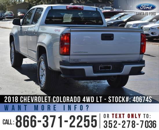 *** 2018 CHEVROLET COLORADO 4WD LT *** Onstar - Bluetooth - Cruise -... for sale in Alachua, GA – photo 5