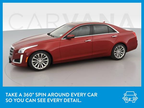 2014 Caddy Cadillac CTS 2 0 Luxury Collection Sedan 4D sedan Red for sale in Arlington, TX – photo 3