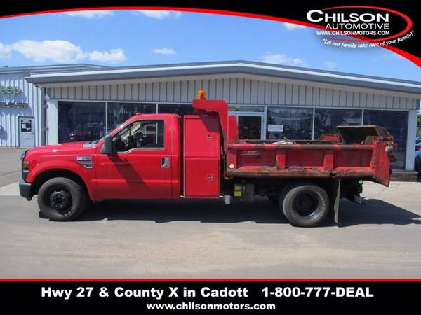2009 Ford F350SD XL Red - cars & trucks - by dealer - vehicle... for sale in Cadott, WI – photo 2