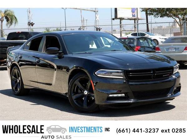 2017 Dodge Charger sedan SXT (Pitch Black Clearcoat) for sale in Van Nuys, CA – photo 3