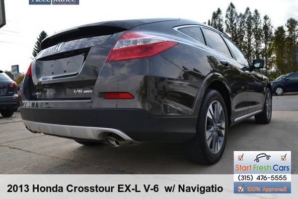 4WD*2013 HONDA CROSSTOUR EX-L V-6 W/ NAVIGATION - cars & trucks - by... for sale in Syracuse, NY – photo 5