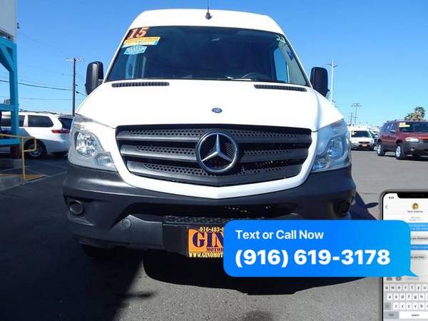 2015 Mercedes-Benz Sprinter Cargo 2500 4x2 3dr 170 in. WB High Roof... for sale in Sacramento , CA – photo 2