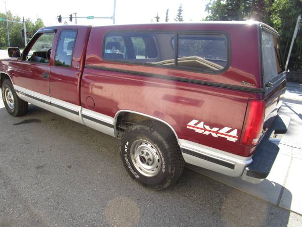 1994 GMC Sierra 1500 xcab 4x4 with a matching topper....NICE... for sale in Anchorage, AK – photo 4