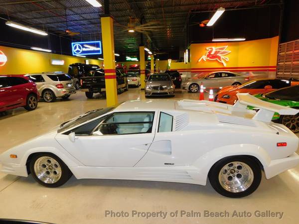 1989 *Lamborghini* *Countach* *Base Trim* White for sale in Boynton Beach , FL – photo 10