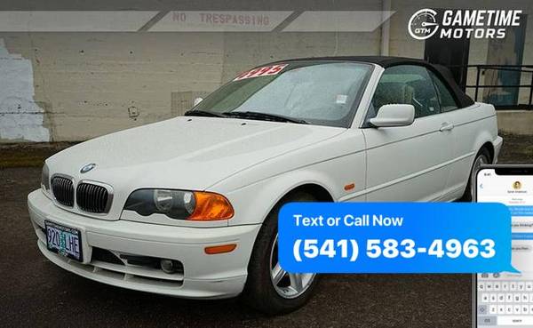 2003 BMW 3 Series 325Ci 2dr Convertible for sale in Eugene, OR