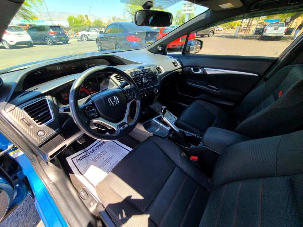 2013 Honda Civic Si Sedan 6-Speed MT - - by dealer for sale in Tucson, AZ – photo 9