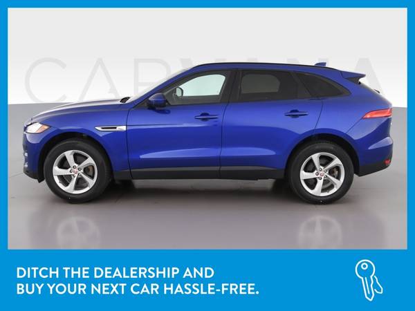 2018 Jag Jaguar FPACE 35t Premium Sport Utility 4D suv Blue for sale in Fresh Meadows, NY – photo 4