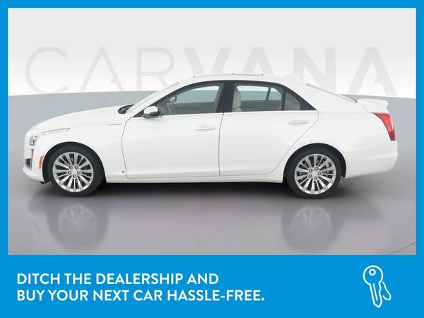 2016 Caddy Cadillac CTS 2 0 Luxury Collection Sedan 4D sedan White for sale in Pittsburgh, PA – photo 4