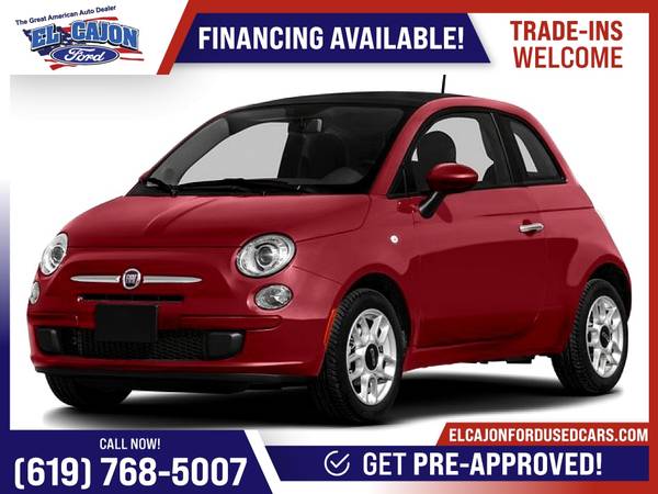 2016 Fiat 500 Pop FOR ONLY 171/mo! - - by dealer for sale in Santee, CA – photo 4
