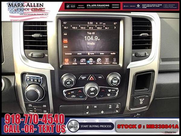 2016 RAM 1500 4WD Crew Cab 5 7 Ft Box Big Horn TRUCK - LOW DOWN! for sale in Tulsa, OK – photo 11