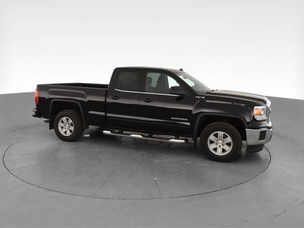 2014 GMC Sierra 1500 Double Cab SLE Pickup 4D 6 1/2 ft pickup Black... for sale in Albany, NY – photo 14