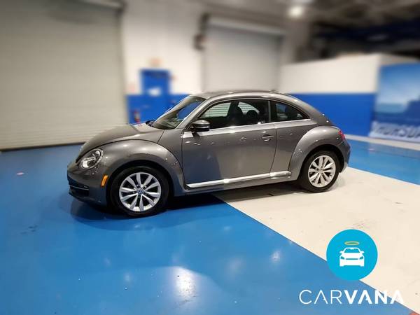2014 VW Volkswagen Beetle TDI Hatchback 2D hatchback Gray - FINANCE... for sale in Louisville, KY – photo 4