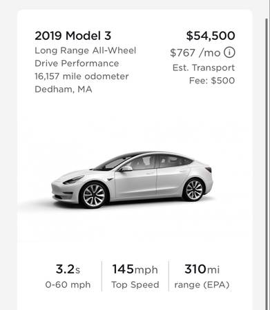 2019 Tesla Model 3 Performance (Stealth) Warranty for sale in Corning, NY – photo 17