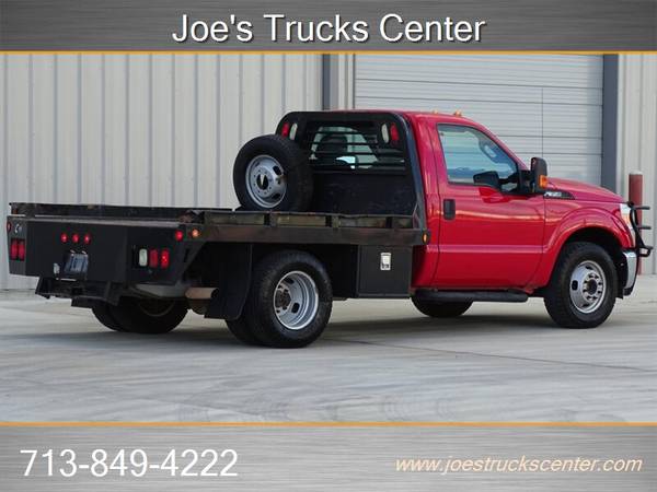 2014 FORD F-350 6.2L GAS XL REG CAB DUALLY 2WD CM FLATBED 1 OWNER TX for sale in Houston, TX – photo 5