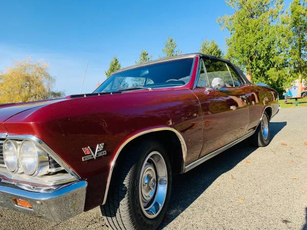 1966 Chevy Chevelle convertible for speed - cars & trucks - by owner... for sale in Lynnwood, CA – photo 8