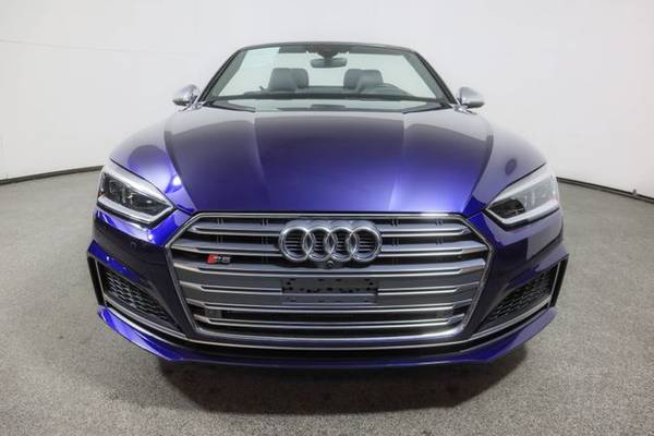 2018 Audi S5 Cabriolet, Navarra Blue Metallic/Black Roof - cars &... for sale in Wall, NJ – photo 8