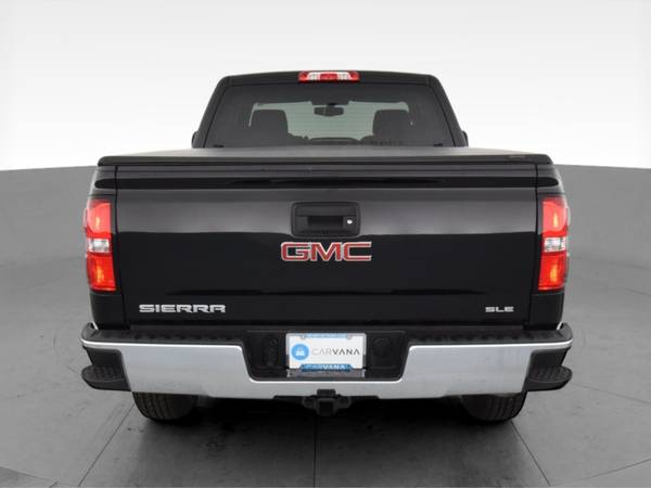 2018 GMC Sierra 1500 Double Cab SLE Pickup 4D 6 1/2 ft pickup Black... for sale in Akron, OH – photo 9