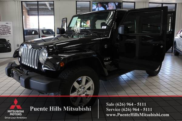 2016 Jeep Wrangler JK Unlimited Sahara suv Black Metallic for sale in City of Industry, CA – photo 18