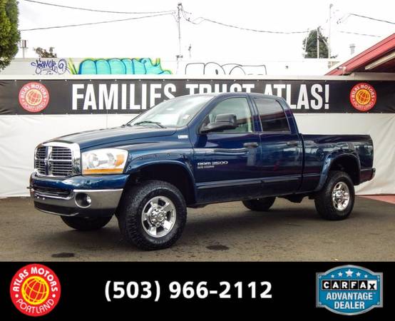 2006 Dodge Ram 2500 Crew Cab 4WD 4x4 Truck - cars & trucks - by... for sale in Portland, OR