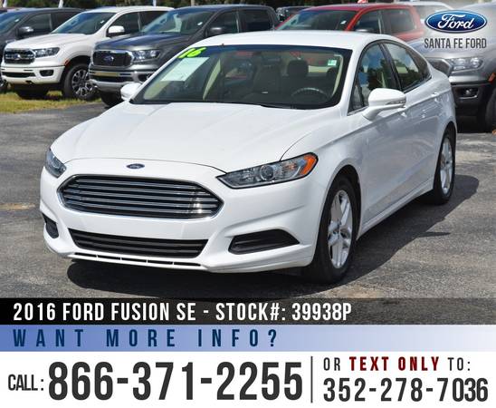 *** 2016 Ford Fusion SE *** SYNC - Bluetooth - Touchscreen - Camera for sale in Alachua, GA – photo 3