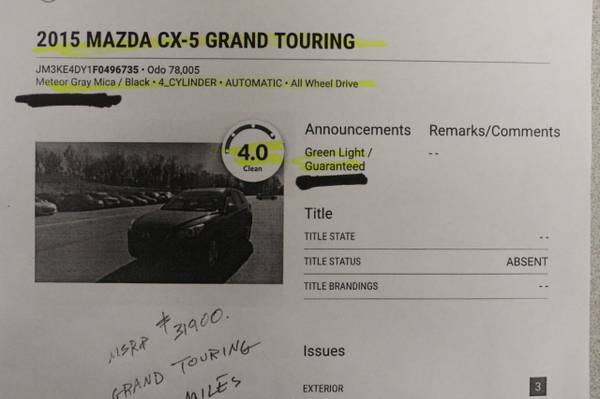 2015 Mazda CX5 GT-1 GRAND TOURING Every Option,AWD,Sharp Non Smoker... for sale in Nashville, TN – photo 22