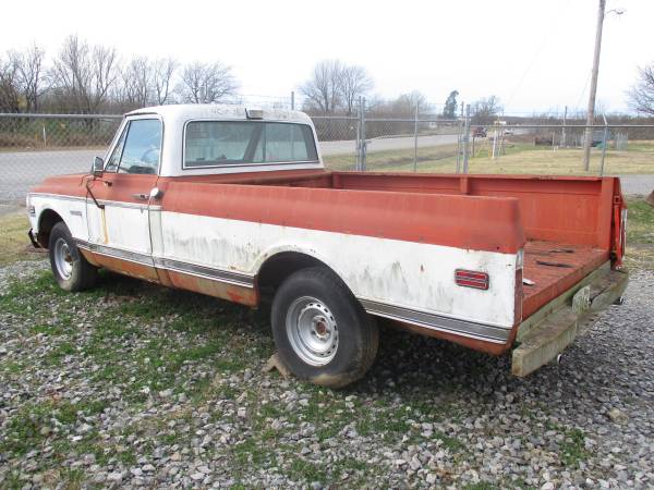 1971 Chevrolet 1/2 ton Long Bed PU - cars & trucks - by dealer -... for sale in Krebs, OK, OK – photo 2