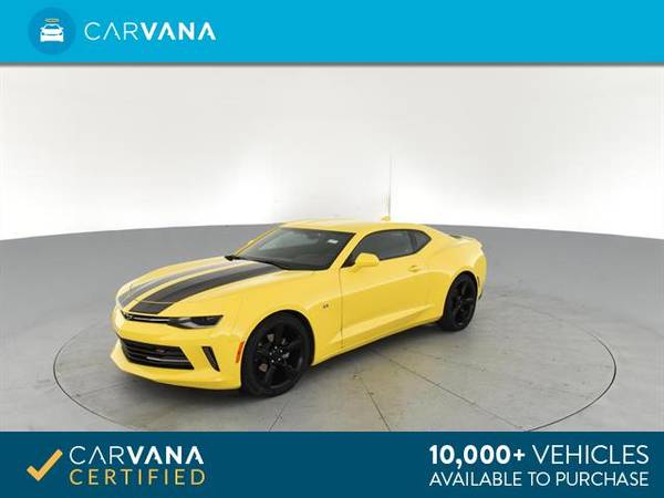 2017 Chevy Chevrolet Camaro LT Coupe 2D coupe Yellow - FINANCE ONLINE for sale in Newark , NJ – photo 6