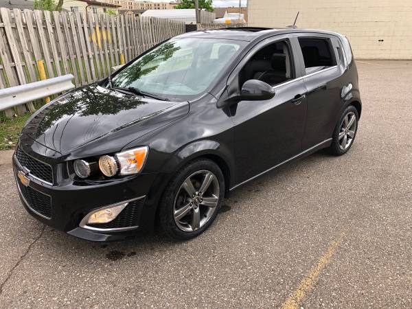 2015 Chevy Sonic RS Turbo 1 OWNER SENIOR OWNED! - - by for sale in Sterling Heights, MI – photo 2