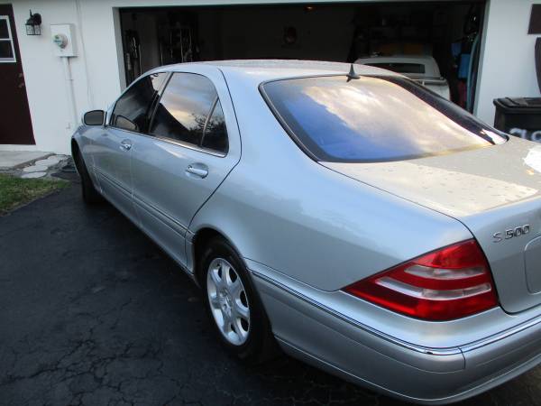 1 OWNER LOW MILES 2001 MERCEDES BENZ S500 CLEAN CAR FAX! "NICE CAR" for sale in Lake Worth, FL – photo 3