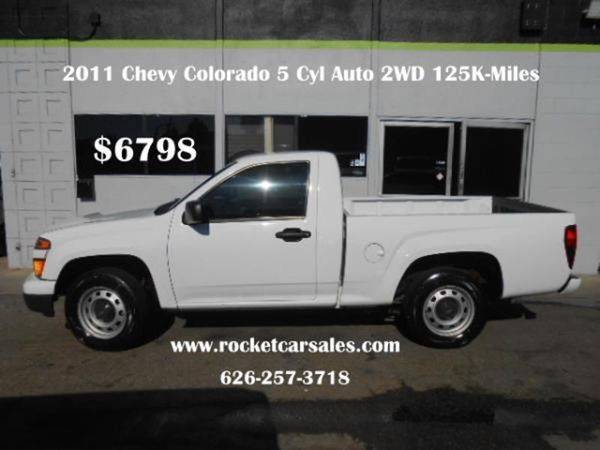 2011 Chevrolet Chevy Colorado Work Truck 4x2 2dr Regular Cab TAX... for sale in Covina, CA