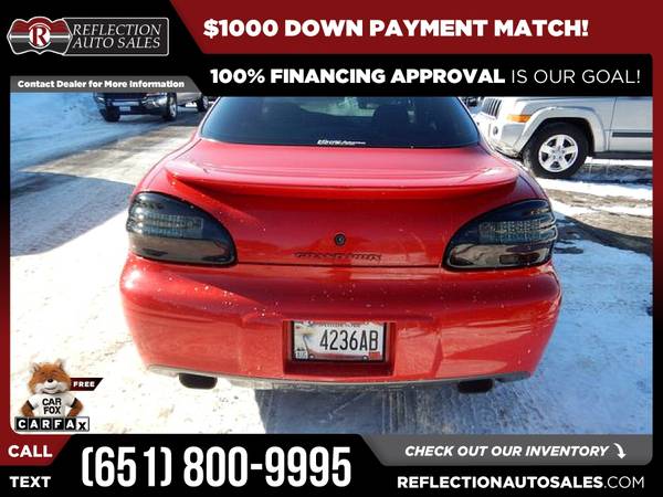 2001 Pontiac Grand Prix GT FOR ONLY 109/mo! - - by for sale in Oakdale, MN – photo 6