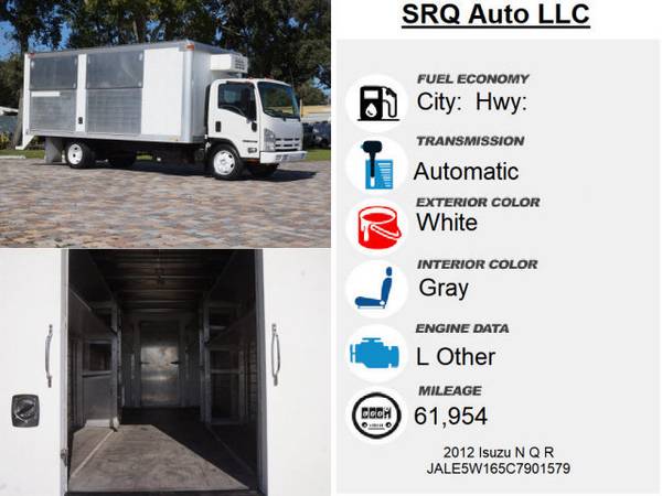 2012 Isuzu NQR 14' Box Truck w/ Cold Plate-Only 61K Miles - cars &... for sale in Bradenton, FL – photo 11