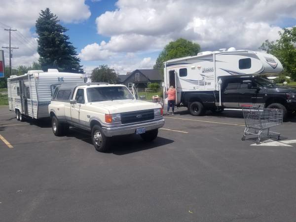 1987 F350 Dually w/canopy - cars & trucks - by owner - vehicle... for sale in Powell Butte, OR – photo 2