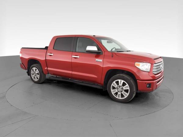 2014 Toyota Tundra CrewMax Platinum Pickup 4D 5 1/2 ft pickup Red for sale in Fort Myers, FL – photo 14